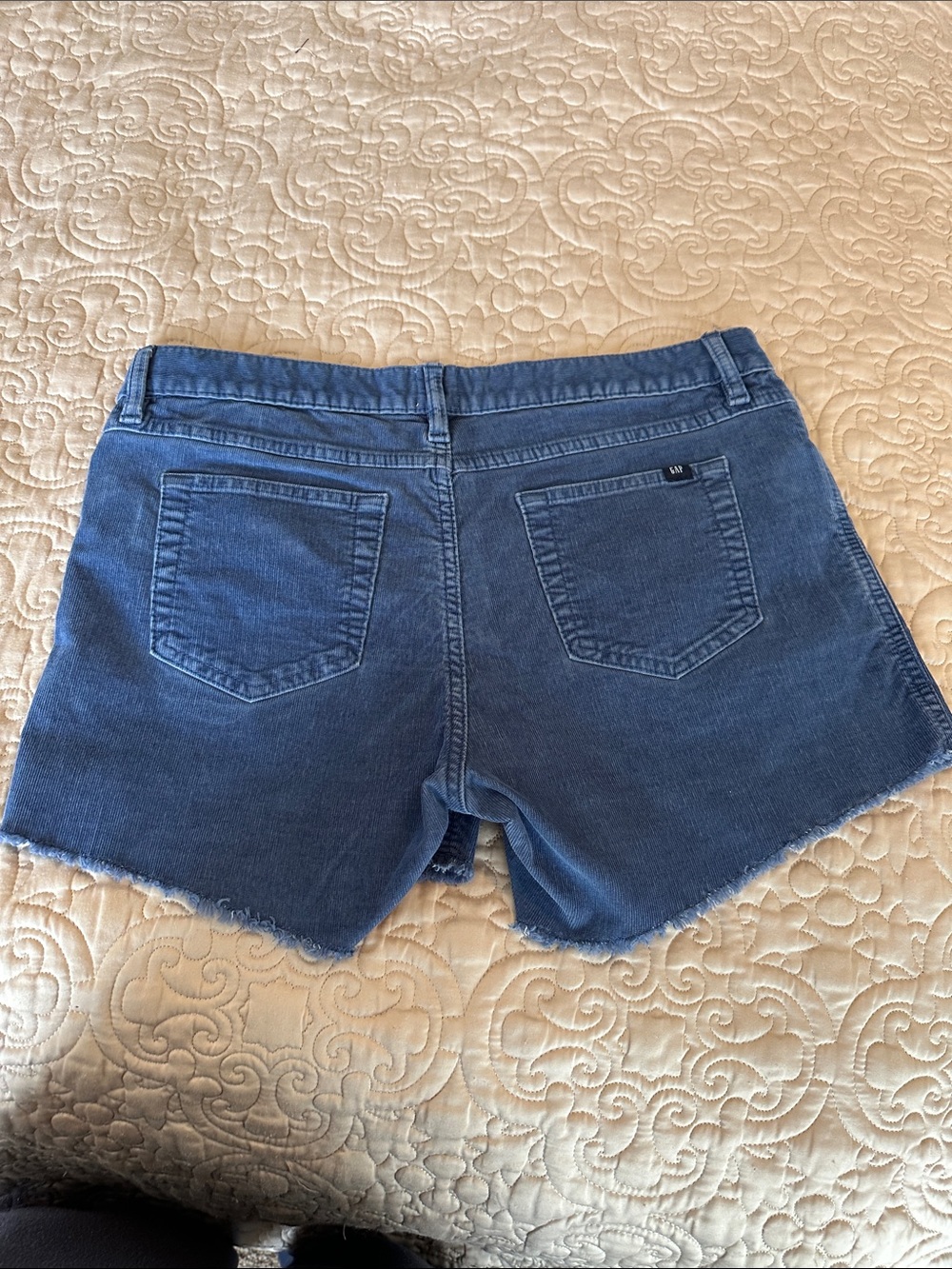 GAP Blue Denim Cutoff Shorts - Picture 5 of 6